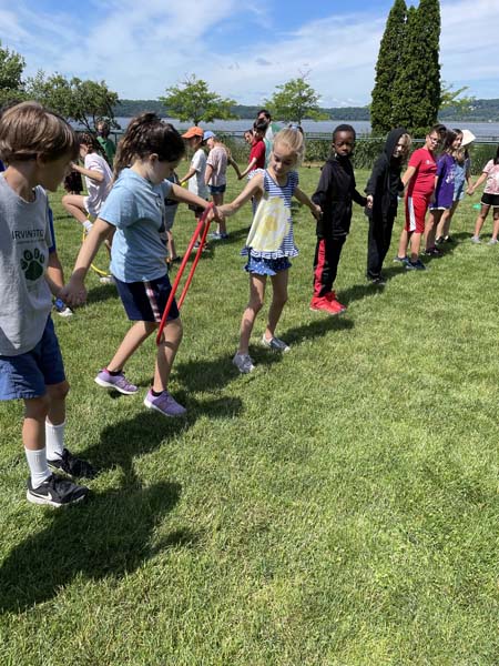 Students Outside During Picnic